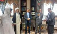 قدردانی از بانوان محجبه در ساختمان مرکزی علوم پزشکی به مناسبت روز عفاف و حجاب